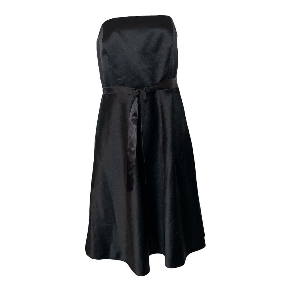 Ann Taylor strapless black formal dress 6P